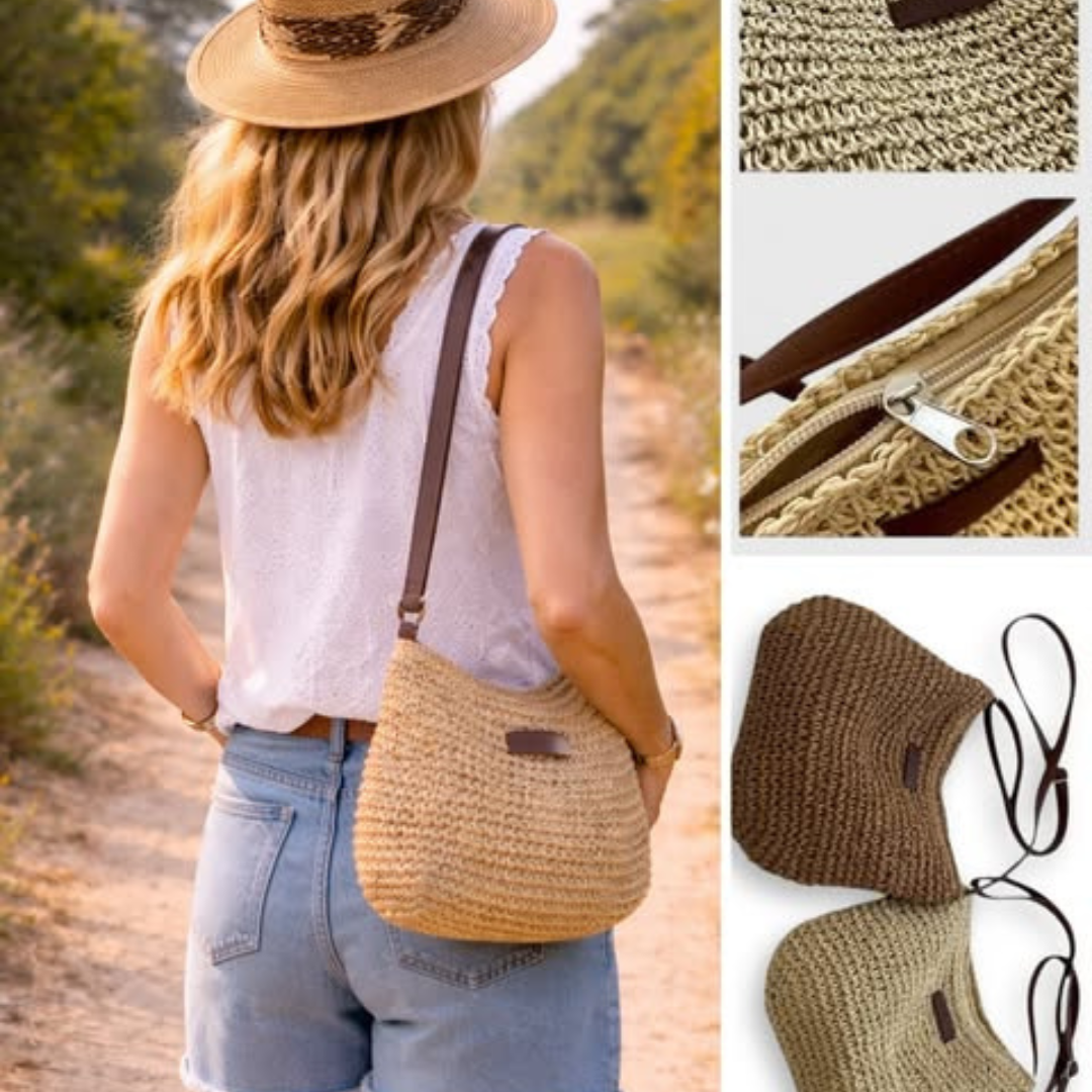 Lightweight women's crossbody sling bag with adjustable strap & organized compartments for daily use.