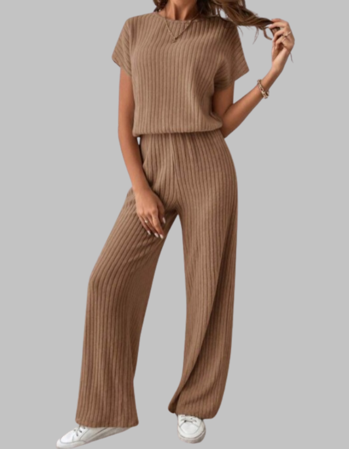 Women's Ribbed Knit Lounge Set