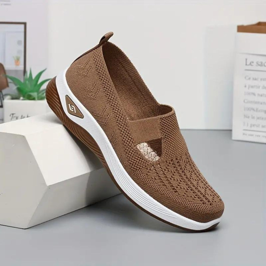 Women's Healy orthopedic pain relief sneakers with arch support for comfortable daily walking.