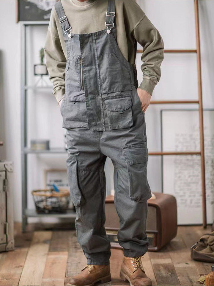 Casual men's overalls, made from a soft cotton blend for weekend comfort & style.