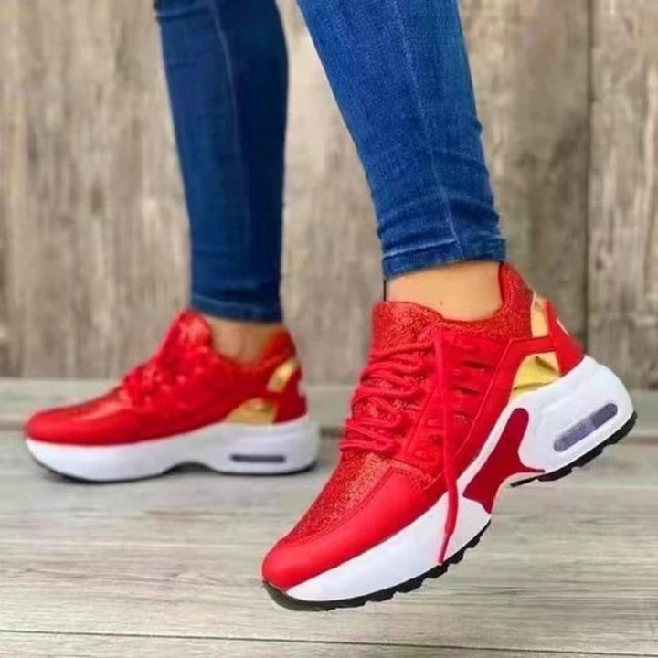 Women's Gisella walking footwear, supportive and comfortable for an active lifestyle, promoting foot health.