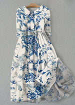 Blue Porcelain Floral