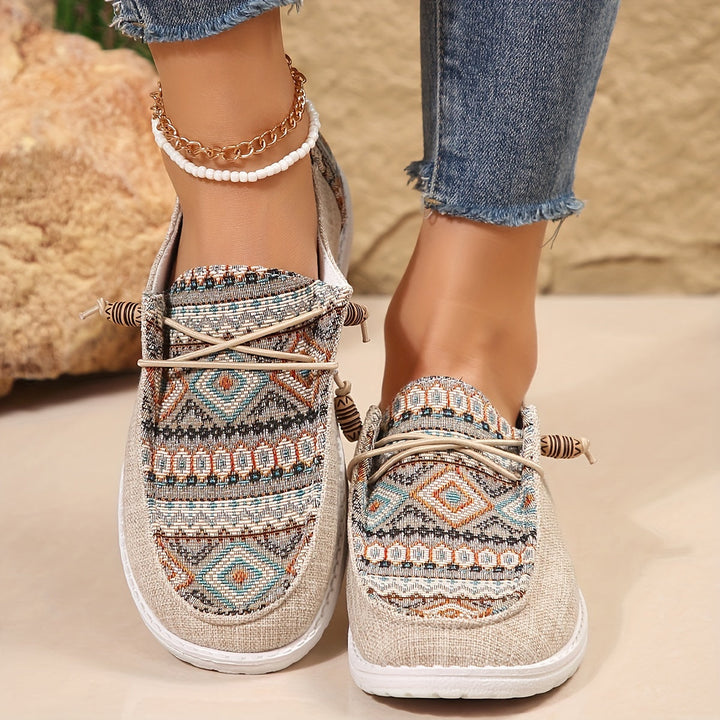 Women's Tribal Comfort Sneakers - Khaki