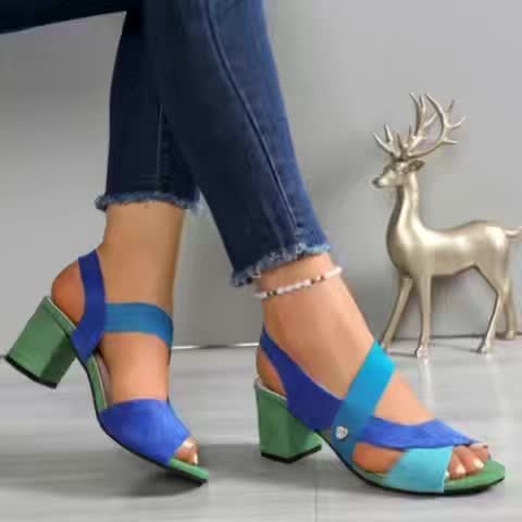 Elegant women's orthopedic block heels. Superior comfort & support for versatile, chic styling.