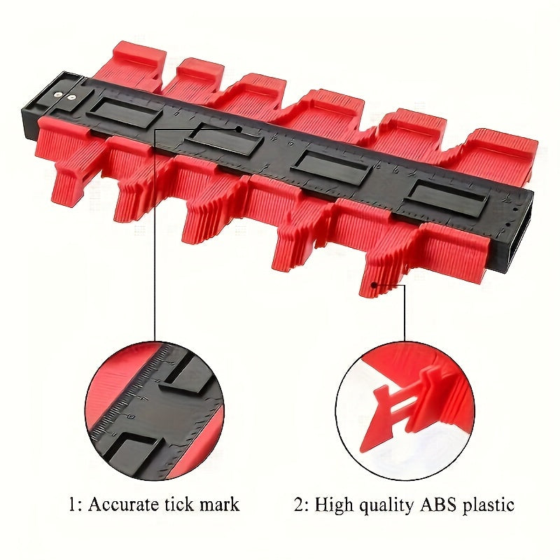 Easy-to-use contour gauge for accurate shape transfer, enhancing precision in any DIY or pro project.