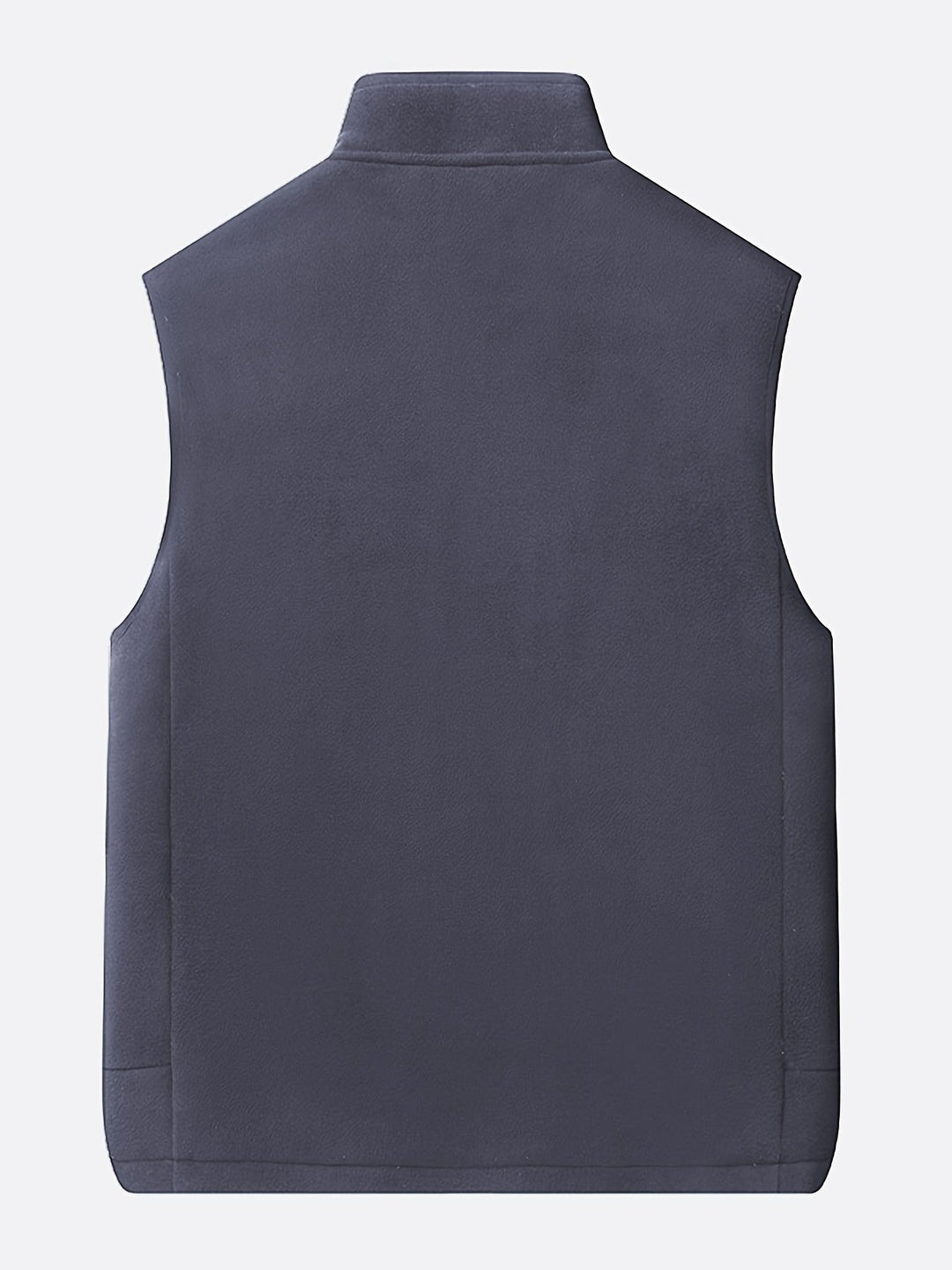 Sleek men's fleece-lined puffer vest, designed for optimal warmth and a modern casual look. Winter outerwear.