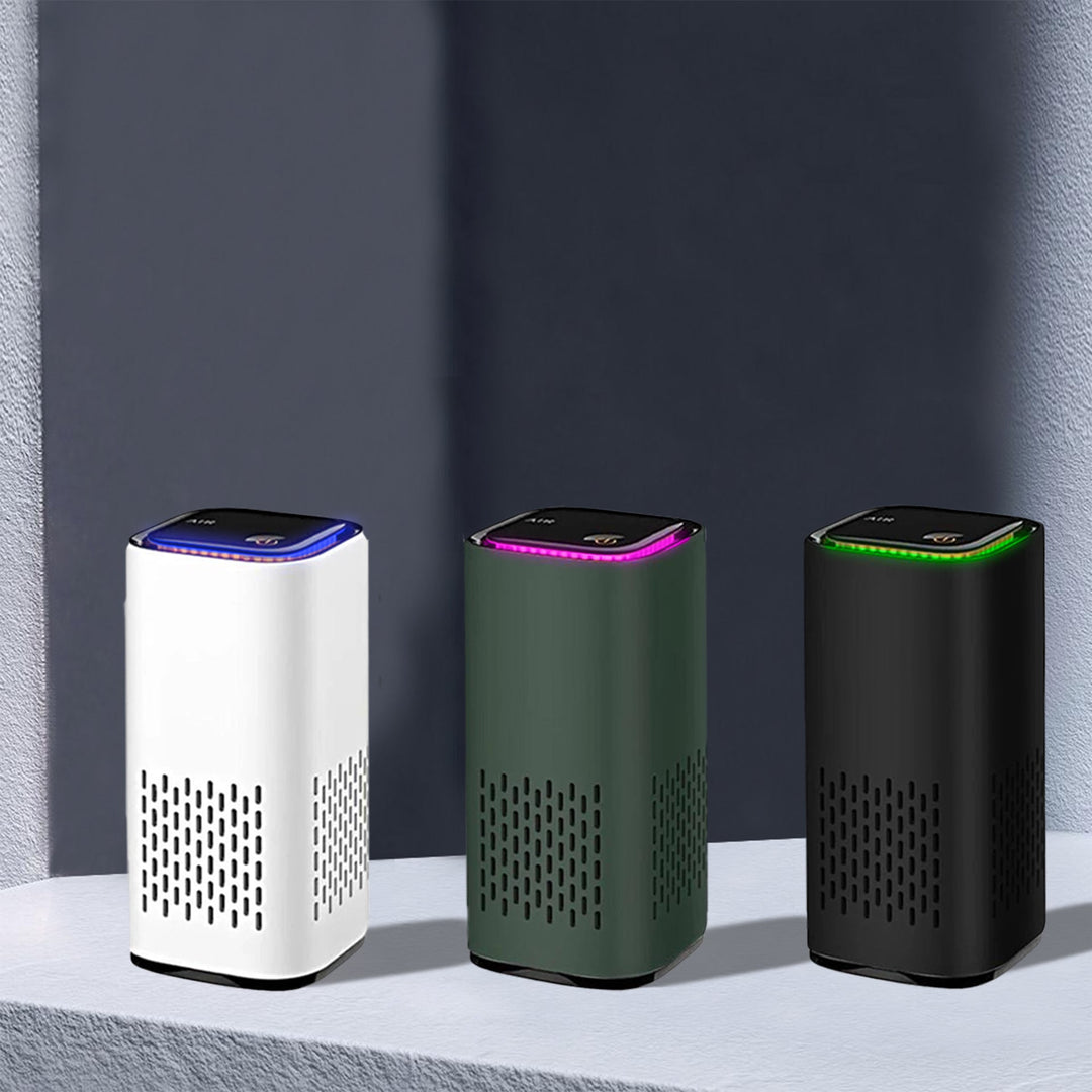 Silent pet air purifier delivering fresh, clean air, reducing allergens & pet dander for a healthier home.