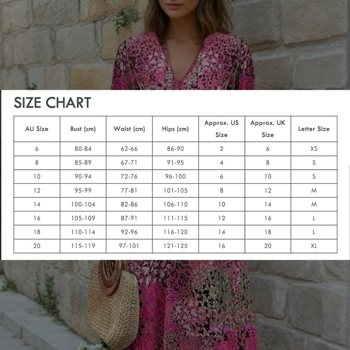 Vibrant women's elegant midi dress, designed for comfort and style, perfect for day or evening wear.