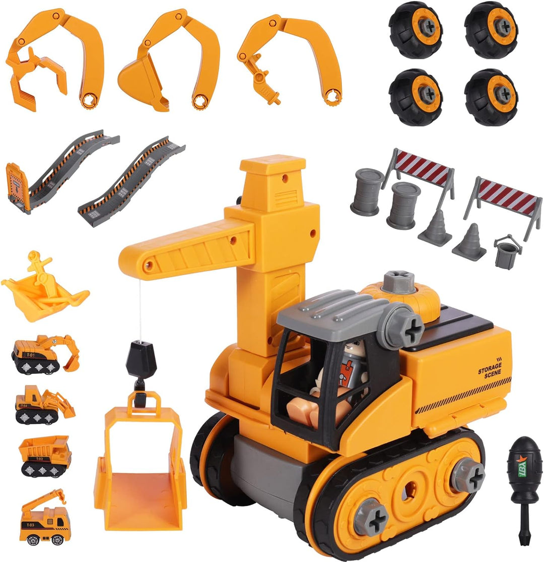 Vibrant plastic building toy set for children, encouraging creative play, imagination & hands-on construction.