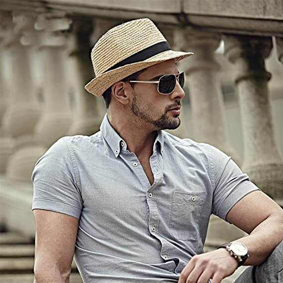 Stylish summer sun hat, a must-have unisex Panama hat for vacation & casual wear.