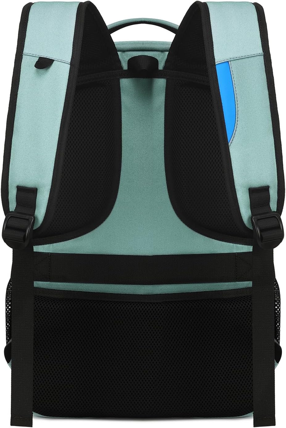 Rose water-resistant work laptop backpack, organized, USB charging & secure anti-theft features.