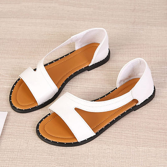 Women's comfort sandals with superior arch support. Pain relief orthopedic footwear for all-day wear.