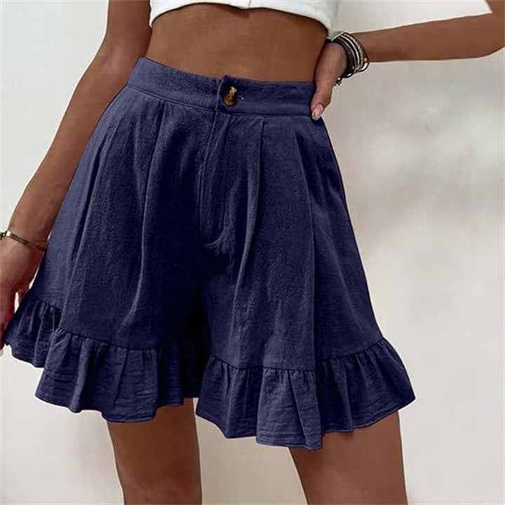 Breezy Ruffle Hem Shorts
