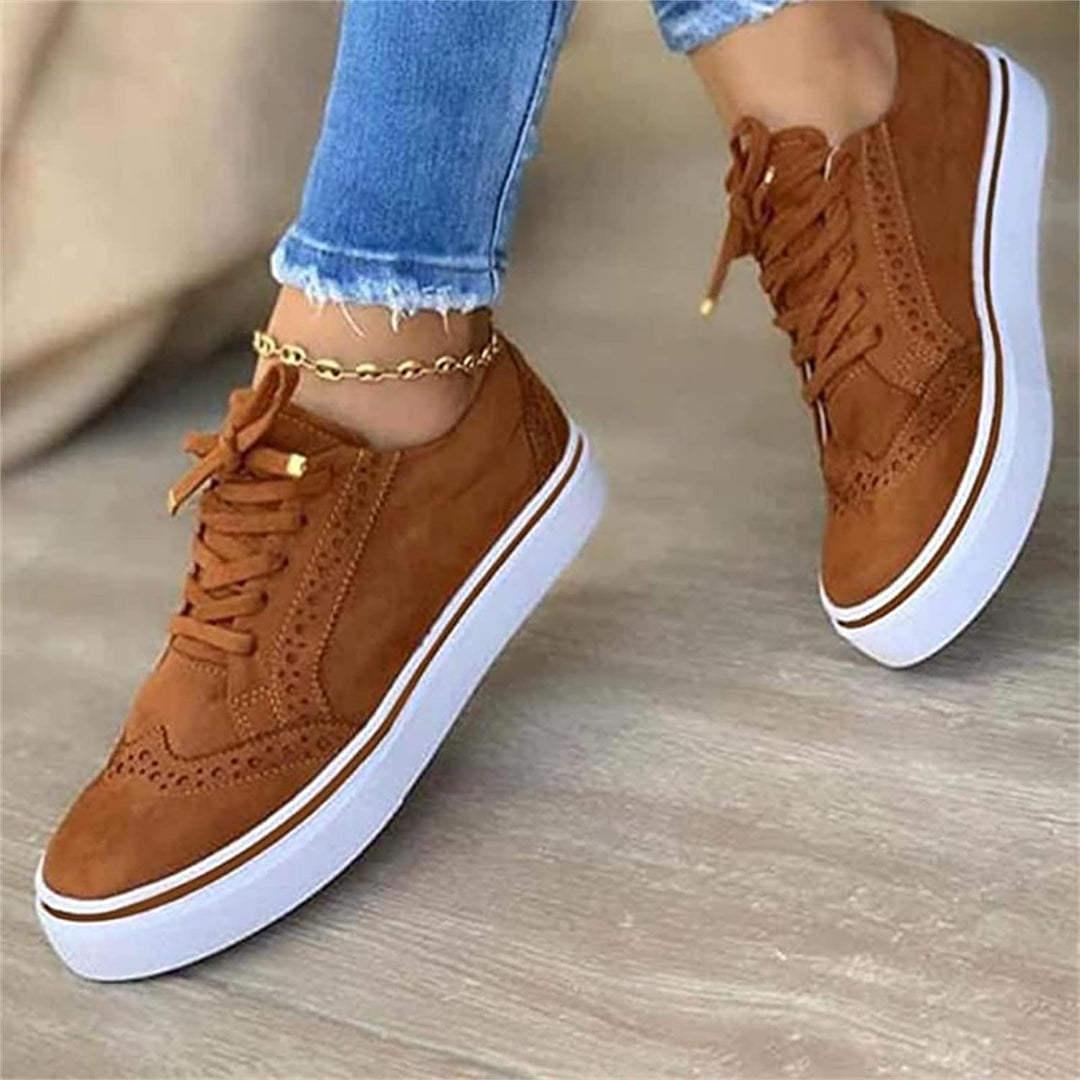 Supportive women's comfort sneakers, ideal for daily wear & foot health.