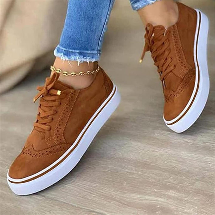 Supportive women's comfort sneakers, ideal for daily wear & foot health.