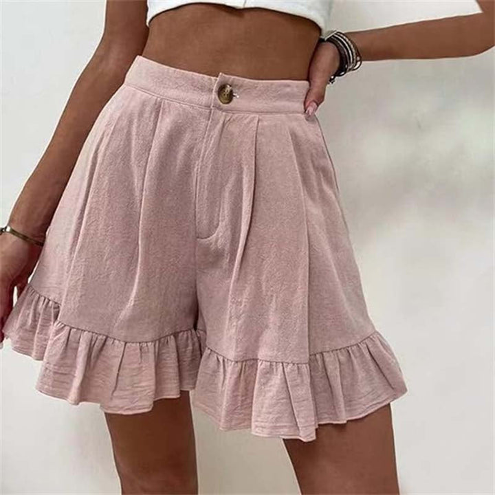 Breezy Ruffle Hem Shorts