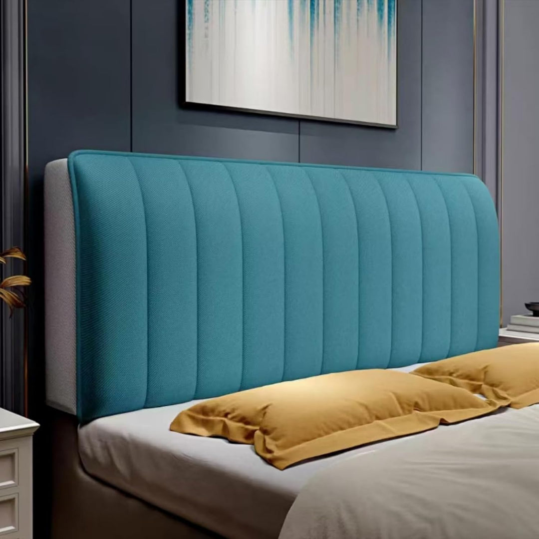 Protective headboard cover, a chic home textile that offers a comfortable, stylish upgrade for any bed.