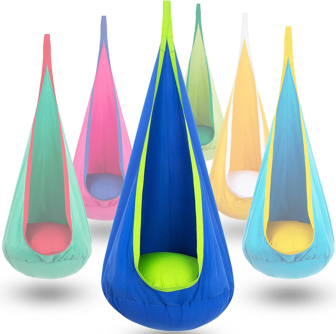 Modern hanging swing chair, a sleek indoor-outdoor hammock for stylish home decor.
