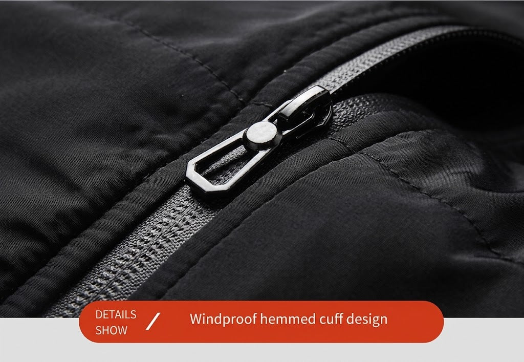 Rechargeable thermal heated vest, ensuring sustained warmth for cold weather sports.