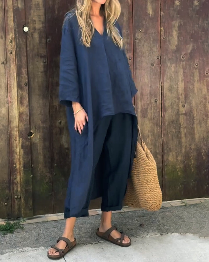 Chic Linen Blend Set