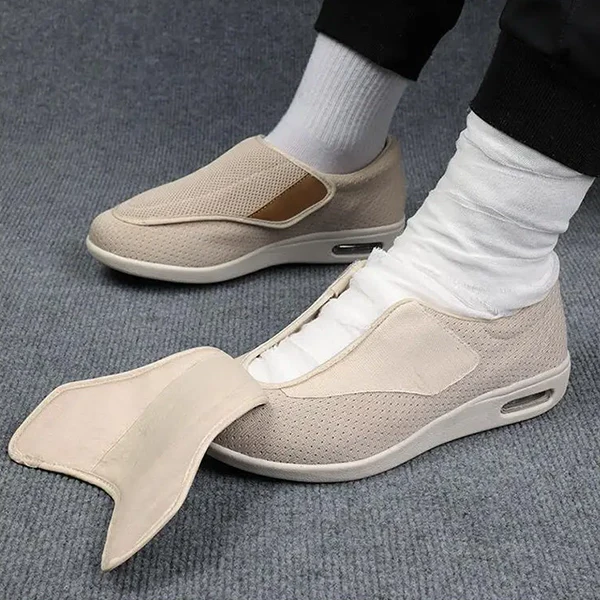 Wide fit women's comfort shoes, perfect for diabetic and swollen feet, ensuring all-day support.