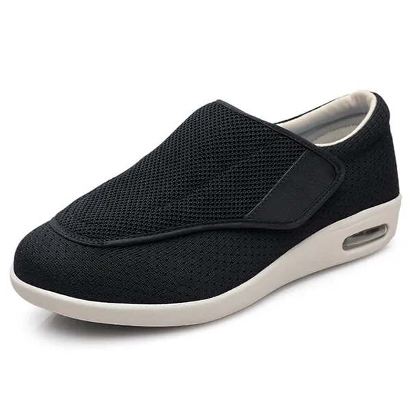 Orthopedic women's walking shoes with memory foam for swollen feet, providing supportive comfort.