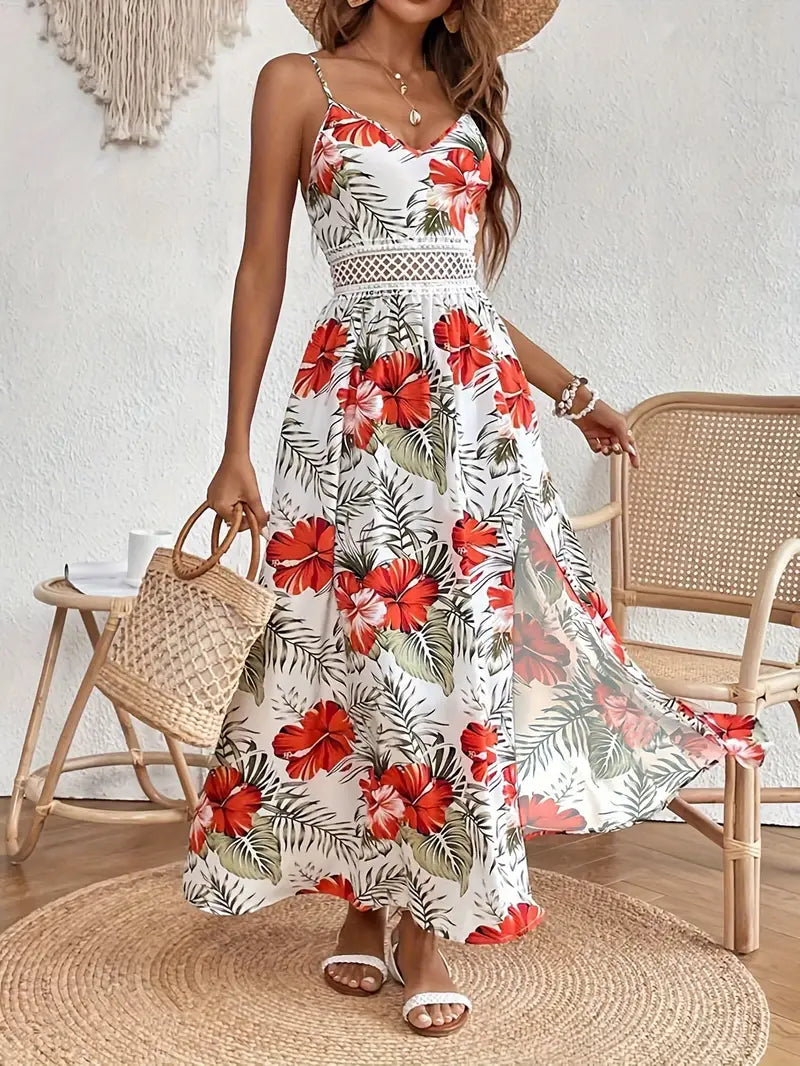 Ingrid Summer Floral Midi Dress