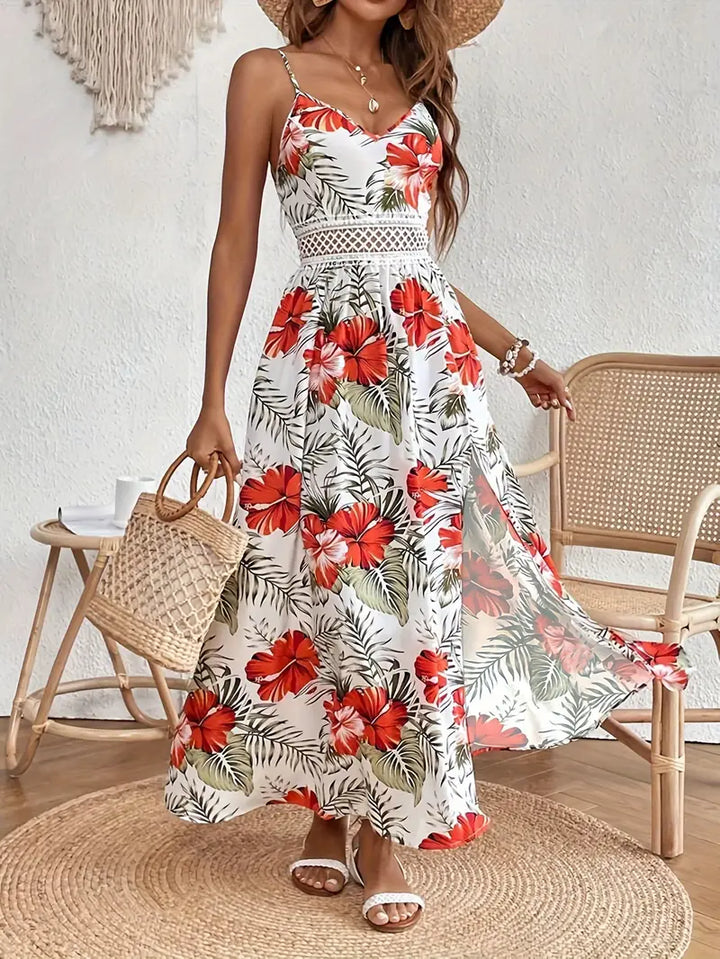 Ingrid Summer Floral Midi Dress