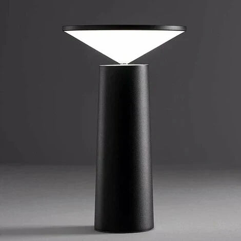 Wireless flexible LED lamp, dimmable, portable, offers ambient and task lighting.