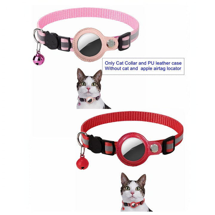 Quick release cat collar, highly reflective for nighttime visibility, includes a safety bell.