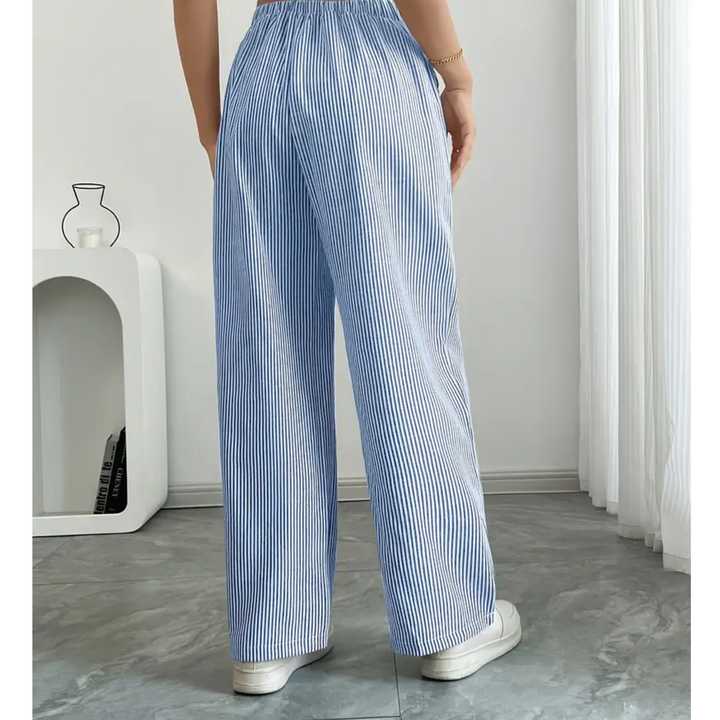 Women's Striped Pocket Pants