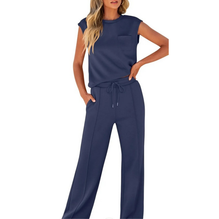 Casual Summer Soft Lounge Co-Ord Set