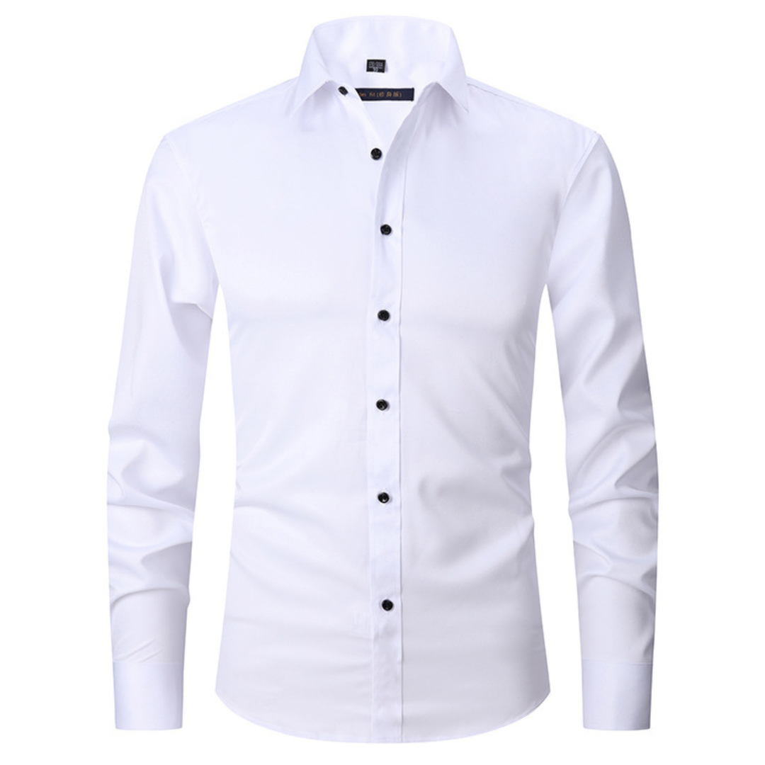 Long sleeve men's button down work shirt, classic fit & everyday style.