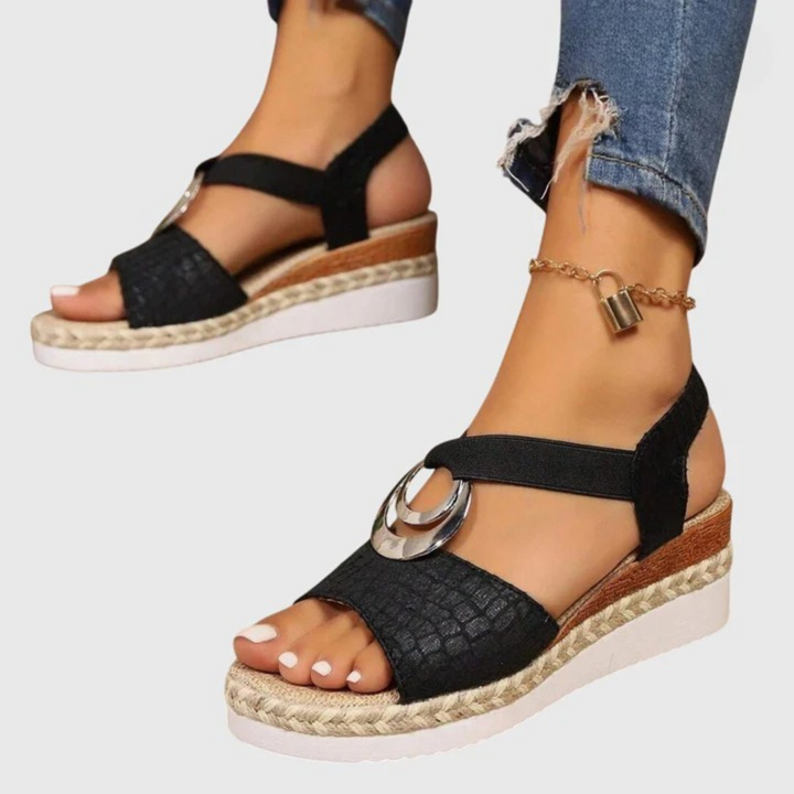 Elegant women's comfort sandals for summer, offering premium foot support and versatile style.