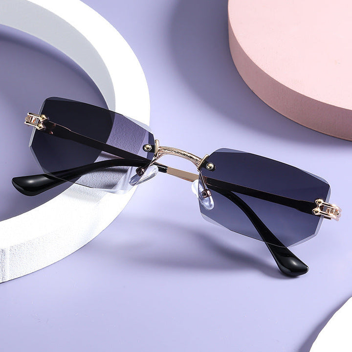Rimless Sunglasses - Modern & Chic