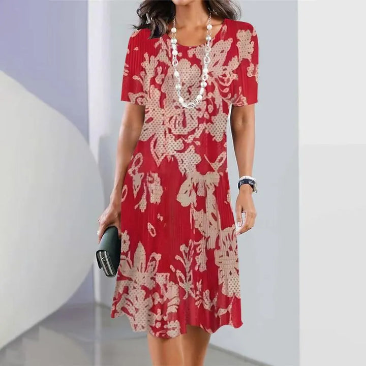 Colour Block Midi Dress - Women's