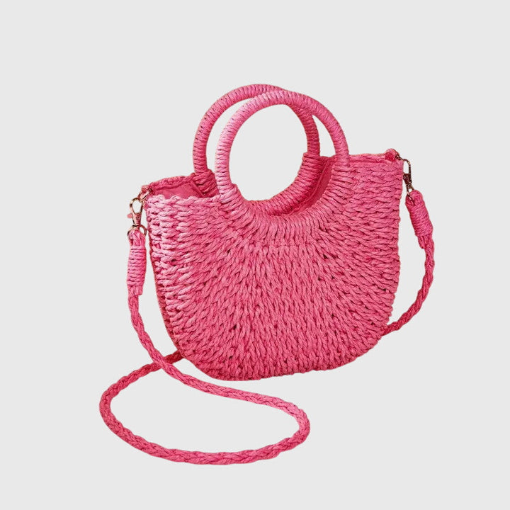 Women's Natural Raffia Tote Bag