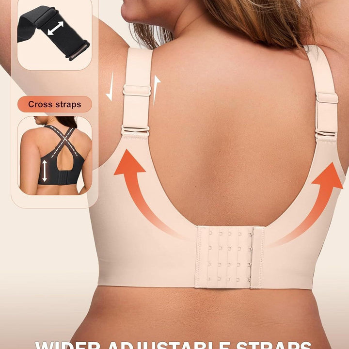 Supportive wireless full coverage bra, perfect for daily wear. Smooth fabric, no underwire intimates.