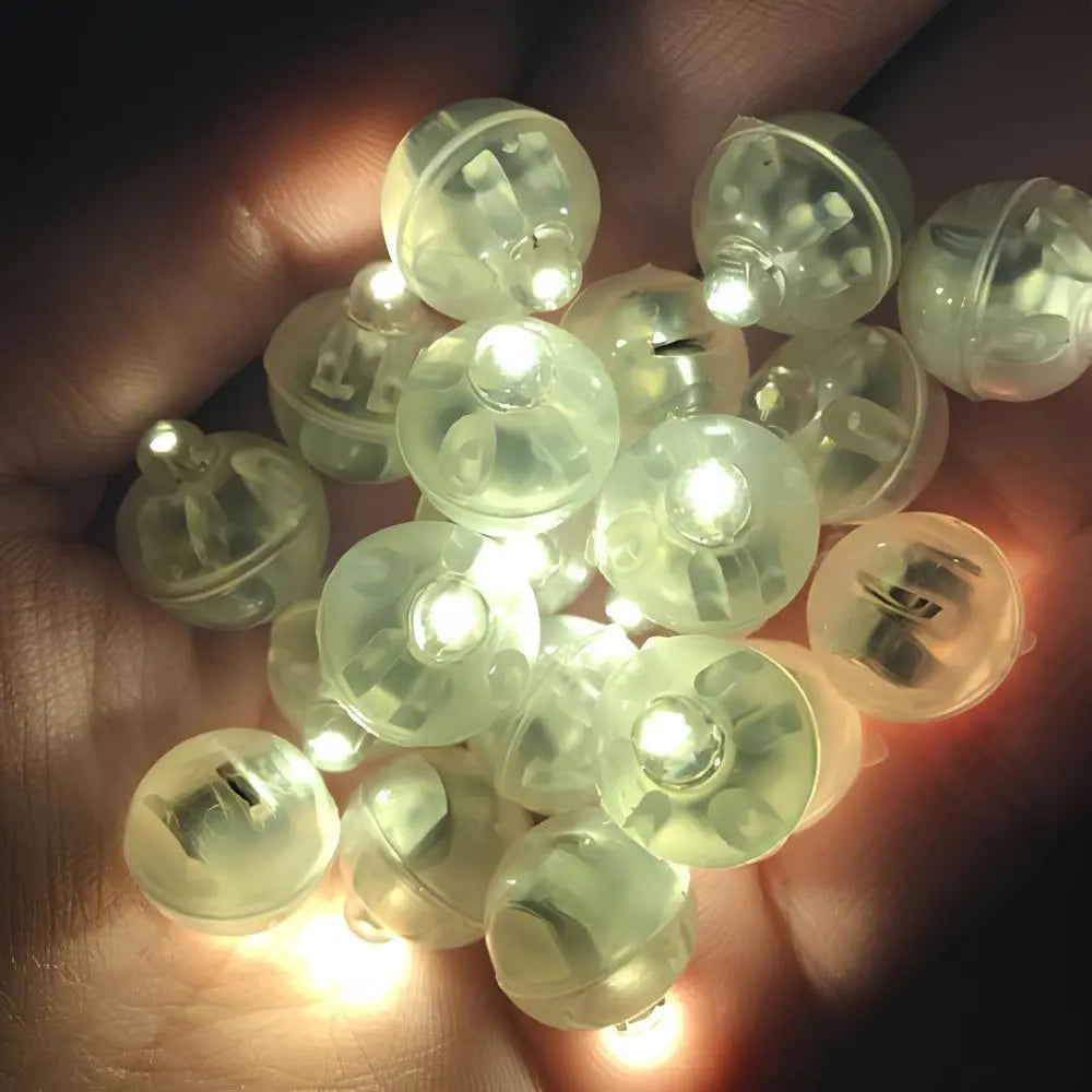 Magical glow orbs, Nvroome LED light pearls, for captivating party & event decoration.