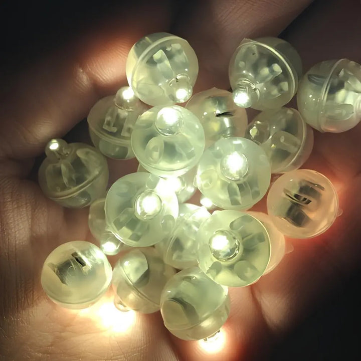 Magical glow orbs, Nvroome LED light pearls, for captivating party & event decoration.