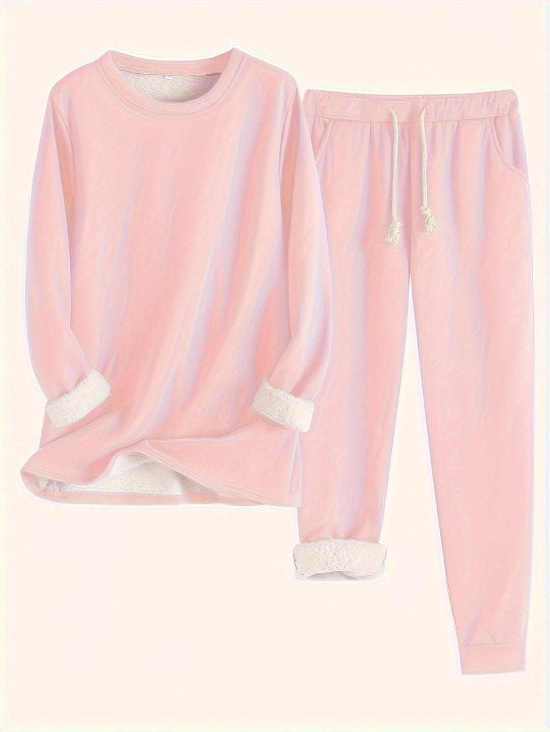 Grey women's comfortable two-piece outfit, a soft matching set for ultimate casual wear.