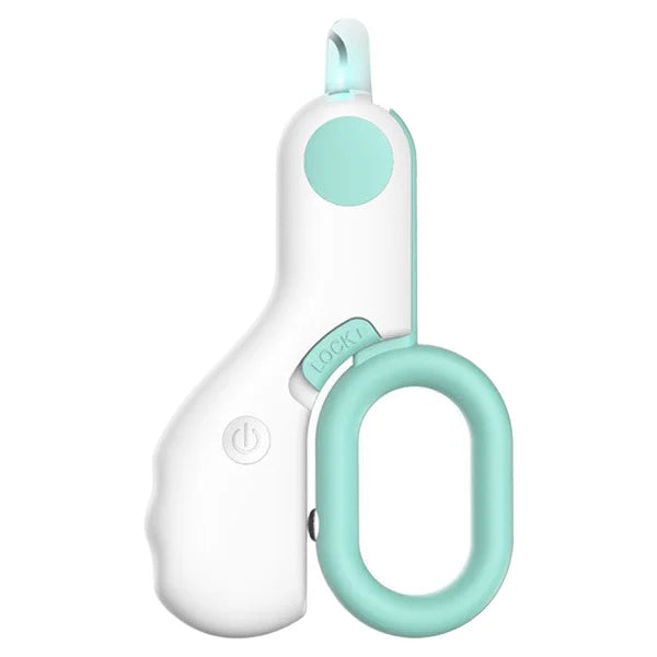 Durable pet nail clippers featuring LED light for accurate, safe cat & dog grooming.