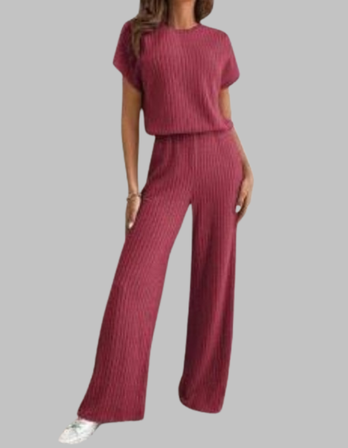 Women's Ribbed Knit Lounge Set