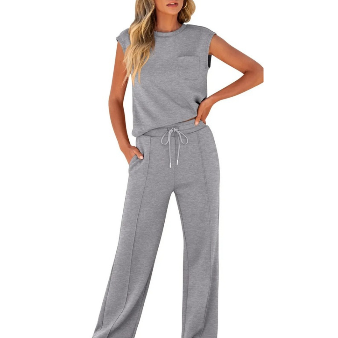 Casual Summer Soft Lounge Co-Ord Set