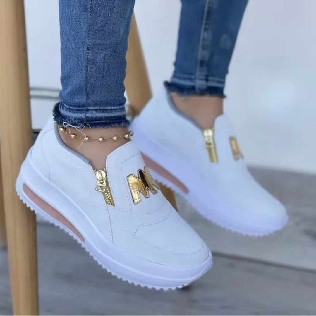 Stylish women's orthopedic support sneakers, designed for active lifestyles & enhanced walking comfort.