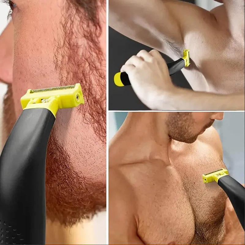 Achieve smooth skin with Men's Wet & Dry Electric Body Shaver. Hypoallergenic, cordless for comfortable grooming.