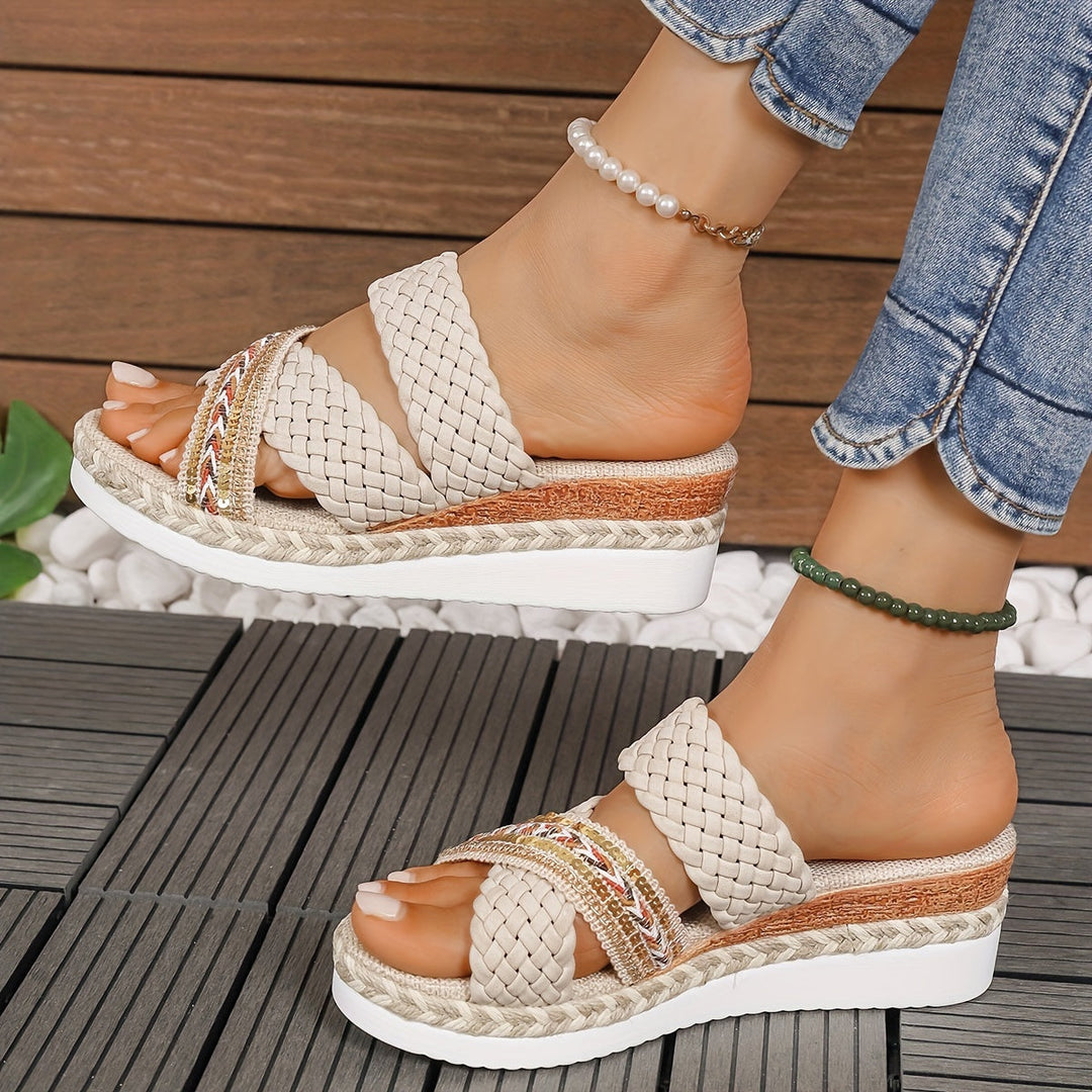 Women's Woven Rope Summer Sandals
