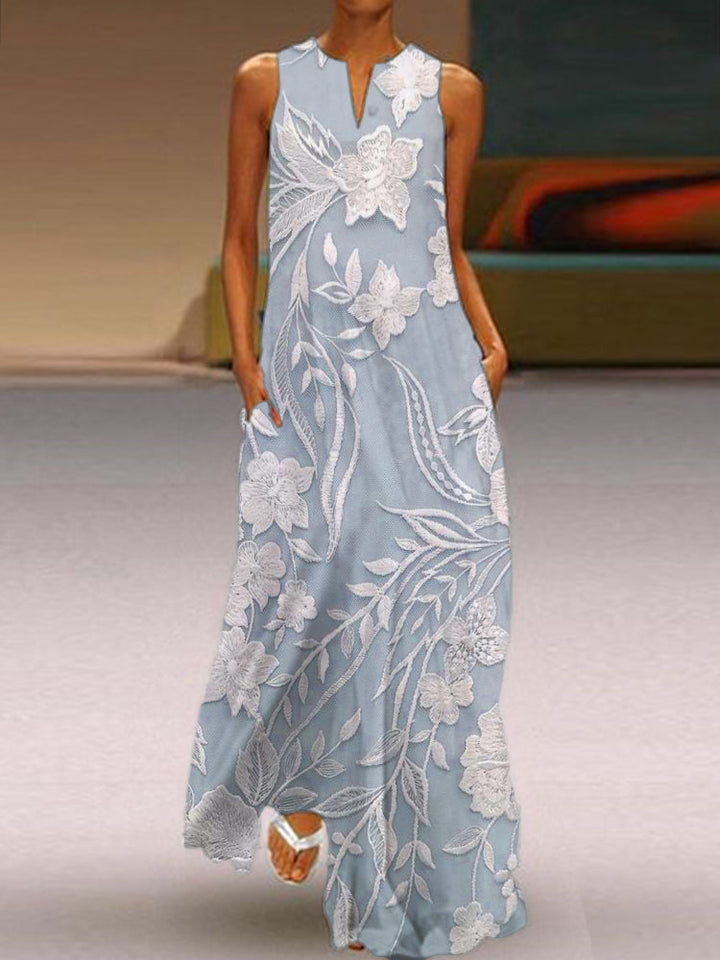 Luxe Printed Dress