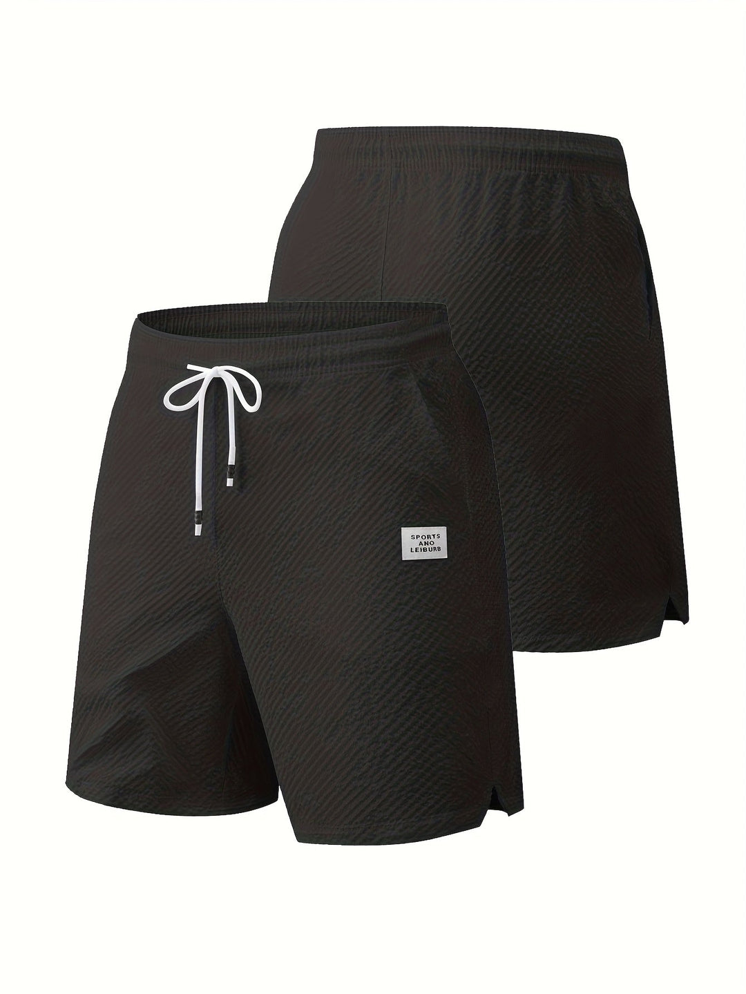 Stylish men's drawstring shorts in a versatile color, showcasing the relaxed fit.