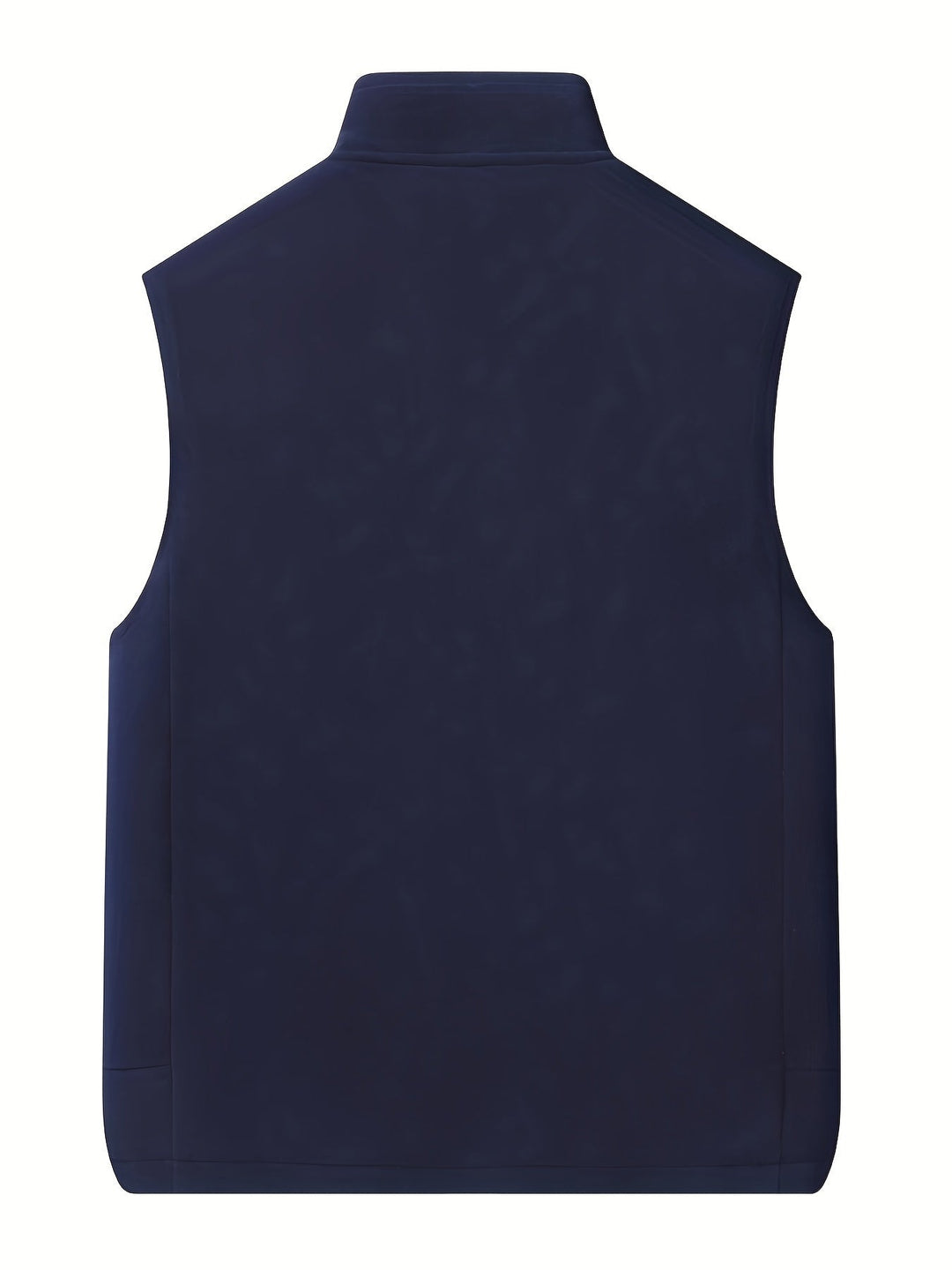 Comfortable men's winter puffer vest with soft fleece lining. Practical outerwear for warmth without bulk.